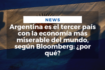 Argentina es el tercer país con la economía más miserable del mundo, según Bloomberg: ¿por qué?