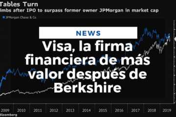 Visa, la firma financiera de más valor después de Berkshire