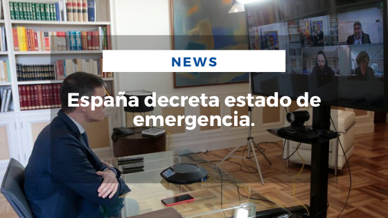 Mariano Aveledo Permuy Noticias Marzo 15 - España decreta estado de emergencia
