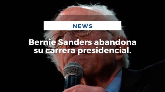 Mariano Aveledo Permuy Noticias Abril 09 - Bernie Sanders abandona su carrera presidencial.