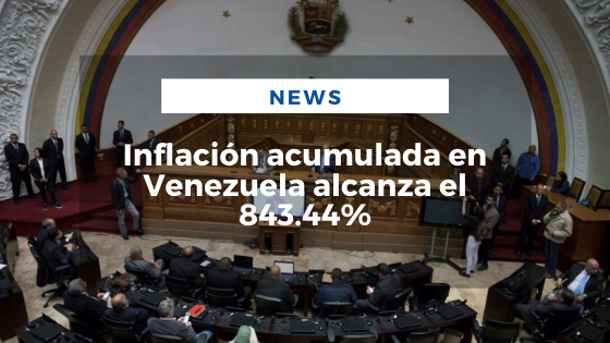 Mariano Aveledo Permuy Noticias Agosto 12 - Inflación acumulada en Venezuela alcanza el 843.44%