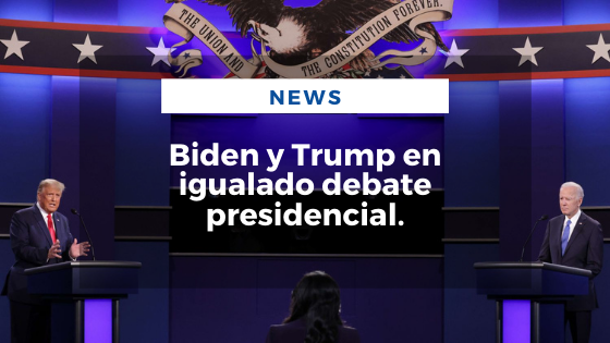 Mariano Aveledo Permuy Noticias Octubre 23 - Biden y Trump en igualado debate presidencial