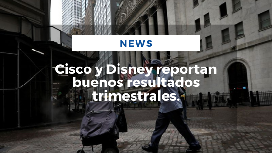 Mariano Aveledo Permuy Noticias Noviembre 13 - Cisco y Disney reportan buenos resultados trimestrales
