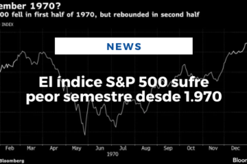 El índice S&P 500 sufre peor semestre desde 1.970